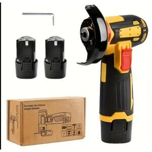 12V Cordless with 2 Batteries - 19500 RPM Heavy-Duty Lithium-Ion Brushless Motor